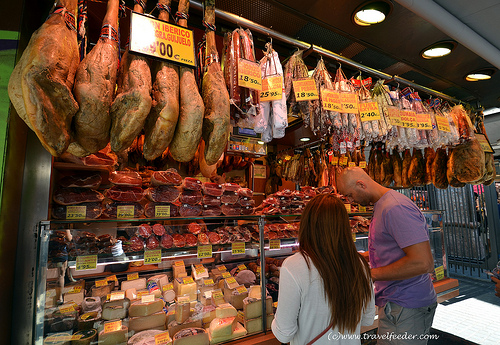 Travel by photos - La Boqueria market, Barcelona