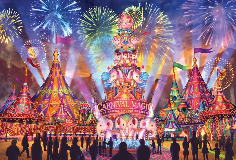 Phuket FantaSea world's first Thai Carnival Theme Park 'Carnival Magic'